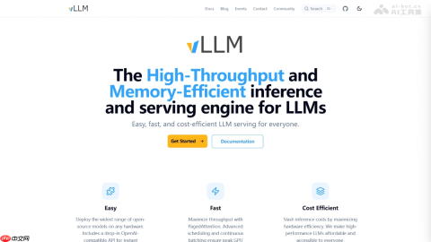 vLLM— 开源的大模型推理框架，提升模型推理效率