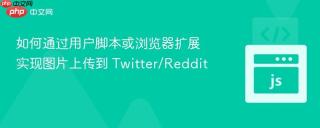 如何通过用户脚本或浏览器扩展实现图片上传到 Twitter/Reddit