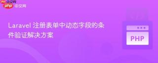 Laravel 注册表单中动态字段的条件验证解决方案
