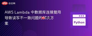 AWS Lambda 中数据库连接复用导致读写不一致问题的解决方案