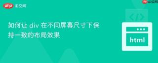 如何让 div 在不同屏幕尺寸下保持一致的布局效果