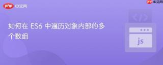 如何在 ES6 中遍历对象内部的多个数组