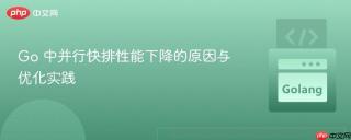 Go 中并行快排性能下降的原因与优化实践