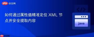 如何通过属性值精准定位 XML 节点并安全提取内容