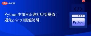 Python中如何正确打印变量值：避免print()赋值陷阱
