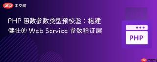 PHP 函数参数类型预校验：构建健壮的 Web Service 参数验证层