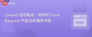 Laravel 动态验证：如何在 FormRequest 中验证非请求字段