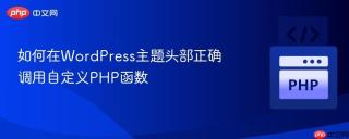 如何在WordPress主题头部正确调用自定义PHP函数