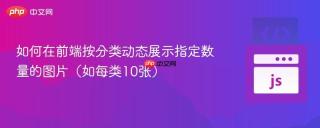 如何在前端按分类动态展示指定数量的图片（如每类10张）
