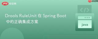 Drools RuleUnit 在 Spring Boot 中的正确集成方案