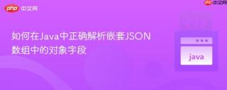 如何在Java中正确解析嵌套JSON数组中的对象字段
