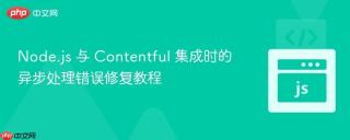 Node.js 与 Contentful 集成时的异步处理错误修复教程