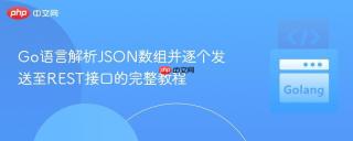 Go语言解析JSON数组并逐个发送至REST接口的完整教程