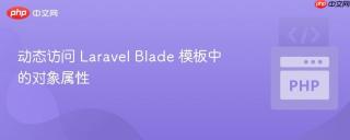动态访问 Laravel Blade 模板中的对象属性
