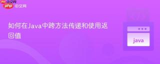 如何在Java中跨方法传递和使用返回值