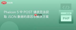 Phalcon 5 中 POST 请求无法获取 JSON 数据的原因与解决方案
