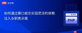 如何通过接口组合实现灵活的依赖注入与职责分离