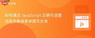 如何通过 JavaScript 正确勾选复选框并确保表单提交生效