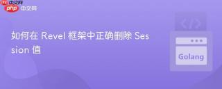 如何在 Revel 框架中正确删除 Session 值