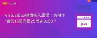 VirtualBox键盘输入原理：为何“P”键的扫描码是25而非0x50？