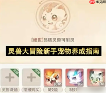 灵兽大冒险攻略图文 灵兽大冒险新手宠物养成指南