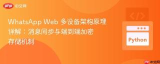 WhatsApp Web 多设备架构原理详解：消息同步与端到端加密存储机制
