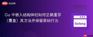 Go 中嵌入结构体时如何正确重写（覆盖）其方法并保留原始行为