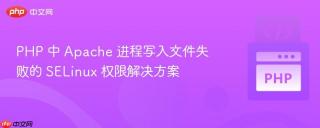 PHP 中 Apache 进程写入文件失败的 SELinux 权限解决方案