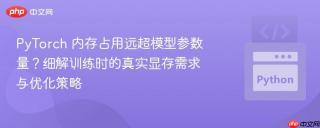 PyTorch 内存占用远超模型参数量？细解训练时的真实显存需求与优化策略