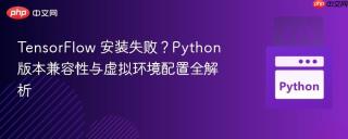 TensorFlow 安装失败?Python 版本兼容性与虚拟环境配置全解析