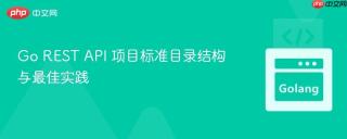Go REST API 项目标准目录结构与最佳实践