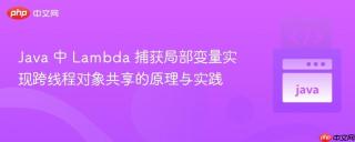 Java 中 Lambda 捕获局部变量实现跨线程对象共享的原理与实践