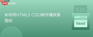 如何用HTML5 CSS3制作播放器图标