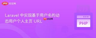 Laravel 中实现基于用户名的动态用户个人主页 URL