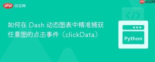 如何在 Dash 动态图表中精准捕获任意图的点击事件（clickData）