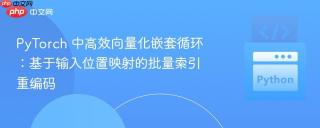 PyTorch 中高效向量化嵌套循环：基于输入位置映射的批量索引重编码