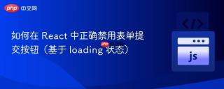 如何在 React 中正确禁用表单提交按钮（基于 loading 状态）