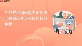 如何在回调函数中正确访问并遍历异步获取的数组数据