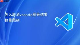 怎么取消vscode搜索结果数量限制