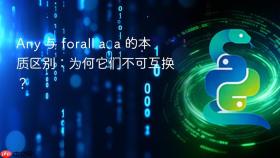 Any 与 forall a. a 的本质区别:为何它们不可互换?