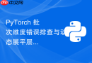 PyTorch 批次维度错误排查与动态展平层修复指南