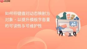 如何将键值对动态映射为对象，以提升模板字面量的可读性与可维护性
