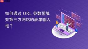 如何通过 URL 参数预填充第三方网站的表单输入框？
