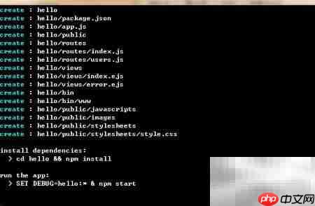Node.js+Express快速搭建项目