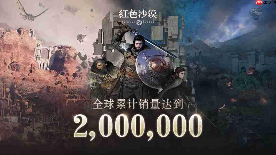 《红色沙漠》取得开门红 首日销量超过200万