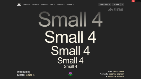 Mistral Small 4— Mistral AI开源的多模态大模型