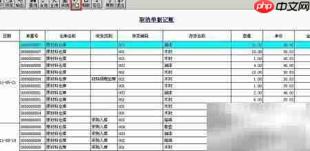 用友单据已记账不可修改