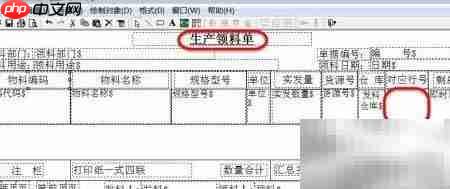 单据套打如何打印行号字段