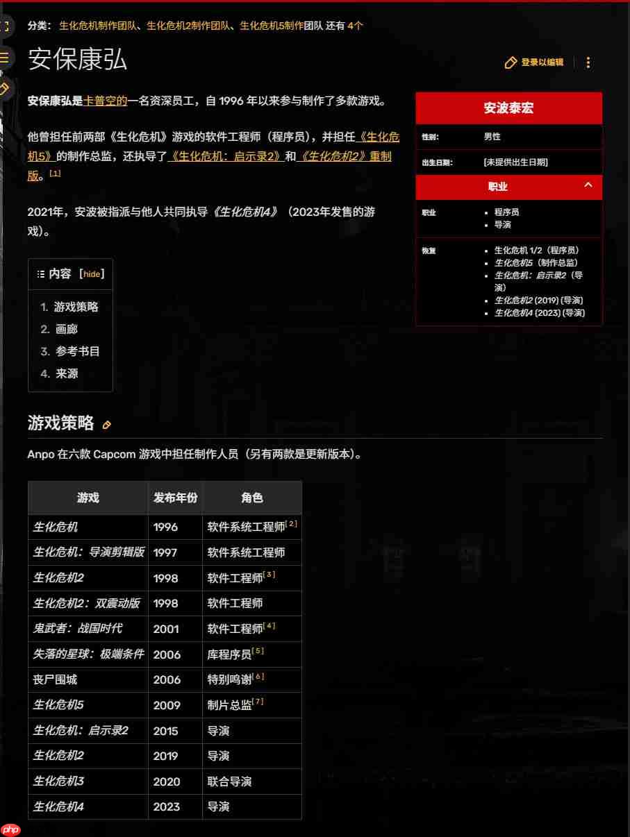 《生化危机:代号维罗妮卡 重制版》由《生化2》《生化4》导演执导