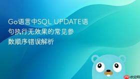 Go语言中SQL UPDATE语句执行无效果的常见参数顺序错误解析
